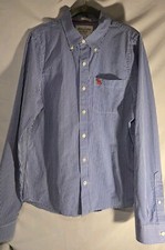 Abercrombie  Fitch Plaid Dress Shirt Muscle Fit Button Up Casual Mens Large...
