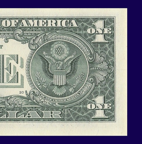 1967 1954 Tombstone Date Note Fancy Serial Number One Dollar Bill Crisp UNC - Picture 11 of 11