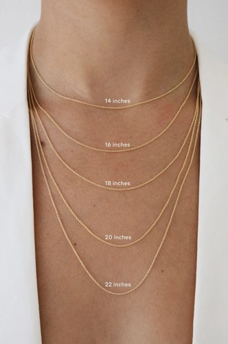 Birthday Gift For Her 1.4Ct Round Lab Grown CVD/Diamond Necklace 14k Yellow Gold - Picture 7 of 11