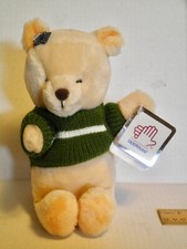 Peluche vintage Applause ours en peluche 1985 #3527 vert Emile