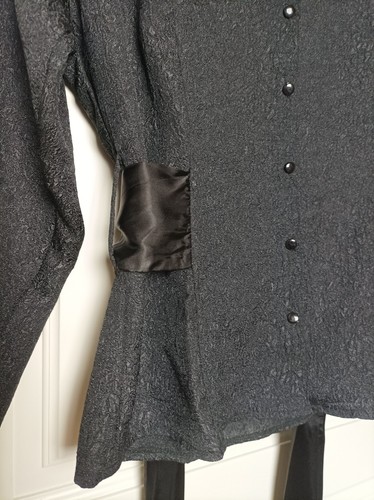Chaqueta corta negra Hot Zone vintage para mujer talla 38 - Imagen 13 de 14