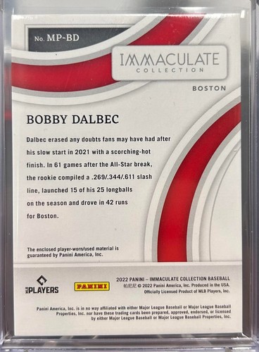 Parche Bobby Dalbec 2022 Colección Inmaculada/25 - Imagen 2 de 2