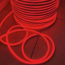 65ft 12V Waterproof Neon LED Strip Lights Flexible LED Tube Home Sign Decor Lamp
