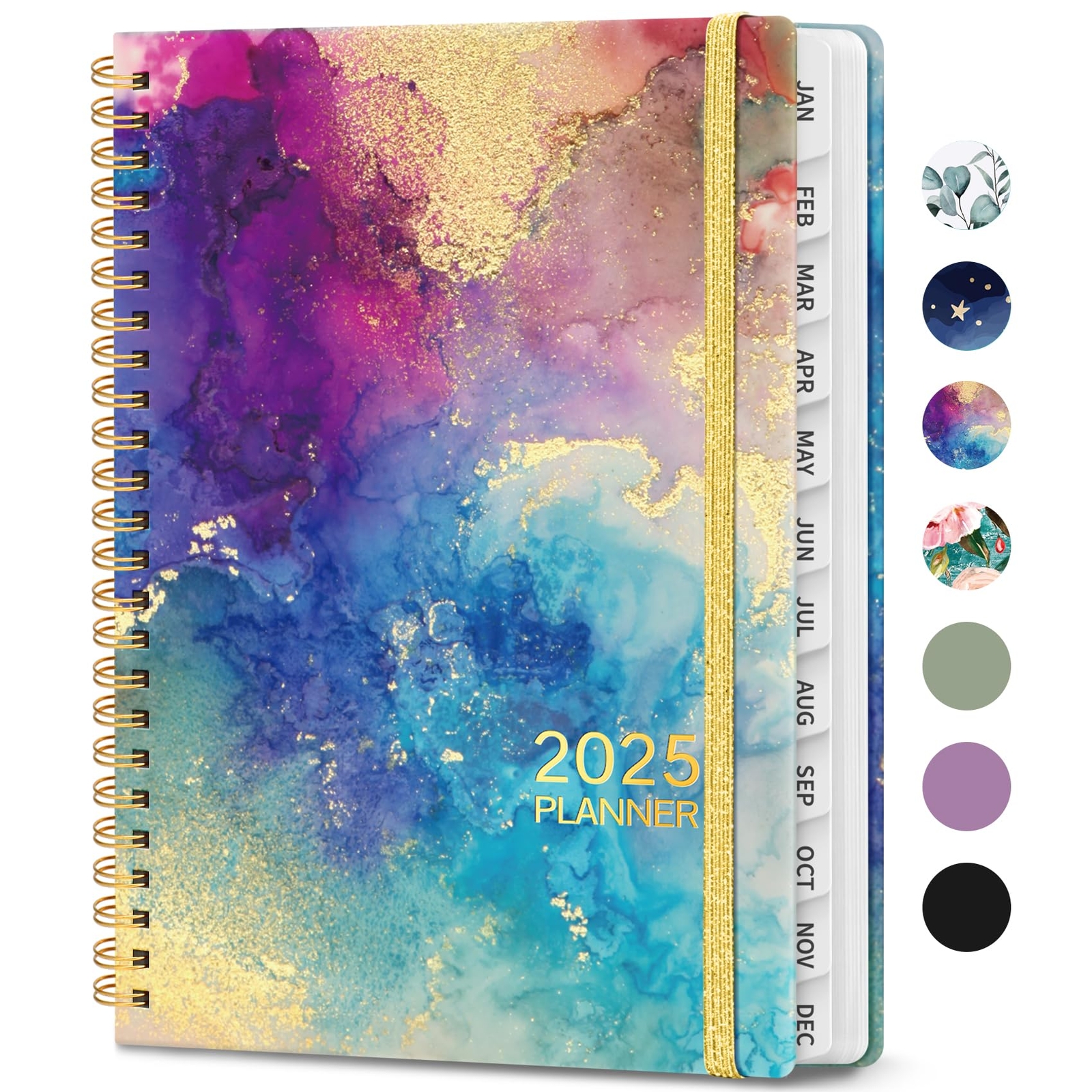 2025 Planner, Weekly and Monthly Calendar Planner Book, January 2025 - Decemb...