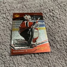 2000-01 Black Diamond Devils Hockey Card #33 Martin Brodeur