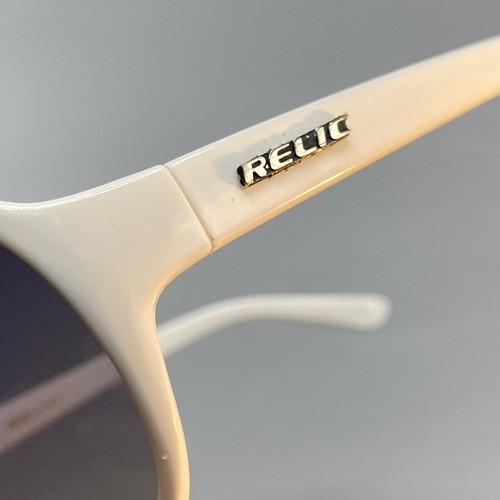 Relic Sunglasses Womens RC5407 Fashion Wrap White Frame Black Tint Lens Eyewear - Picture 10 of 12