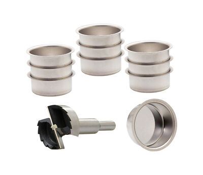 Teelicht Tülle 40 mm und ein Forstnerbohrer verzahnt 1 5/8'' (42 mm)