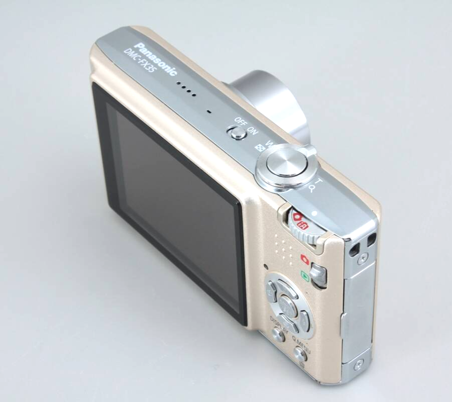Panasonic LUMIX DMC-FX35 ゴールド Panasonic LUMIX DMC-FX35 Gold Digital Camera Tested With Box