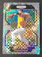 Kyle Jones 2022 Panini Prizm Draft #/35 POWER PLAID PRIZM SP Card PDP204