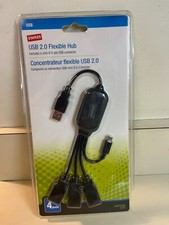 Staples Brand USB 2.0 Flexible Hub With Mini B 5 Pin USB Connector