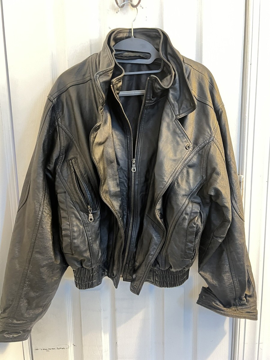 Vintage Genuine Leather Motorcycle Jacket | eBay Vintage Genuine Leather Motorcycle Jacket | eBay