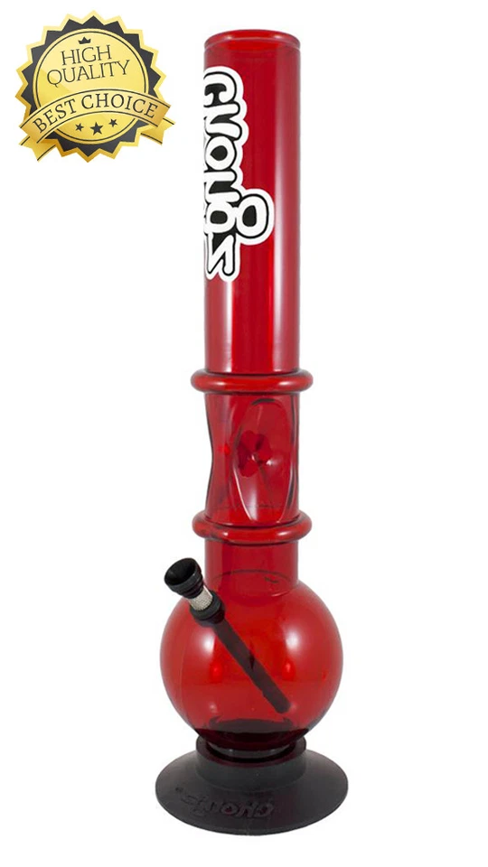 Chongz "Lilac Wine" Ice Twist Acrylic Bong Waterpipe 40cm - Assorted Colour