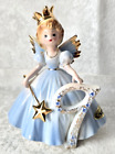 New ListingVintage Josef Originals Birthday Angel 9th Year Blue Girl Figurine