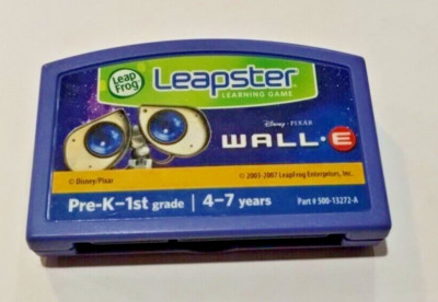 LeapFrog Leapster Wall-E Learning Game Cartridge Disney Pixar PreK-1st Age 4-7