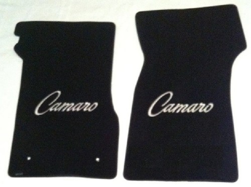 Lloyd Mats Velourtex Camaro Custom Embroidered Logo Front Floor Mats (1967-1969) - Foto 7 di 10