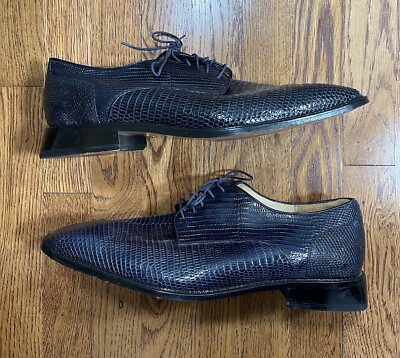 Vero Cuoio Dress Shoes Men's Size 12 Genuine Lizard Vero Cuoio Dress Shoes Men's Size 12 Genuine Lizard