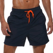 NWT 30 SZ XL Men's Swim Trunks Quick Dry Beach Shorts with Pockets