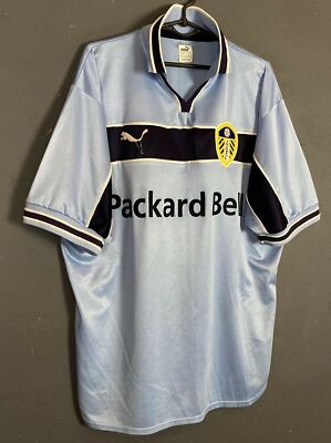 VINTAGE PUMA MEN'S FC LEEDS UNITED 1999/2000 SOCCER FOOTBALL SHIRT