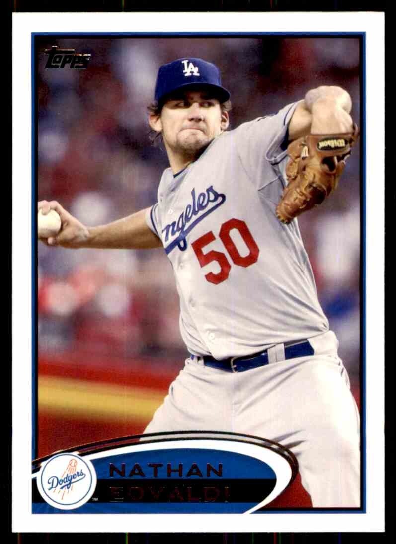 2012 Topps Nathan Eovaldi #405 Los Angeles Dodgers