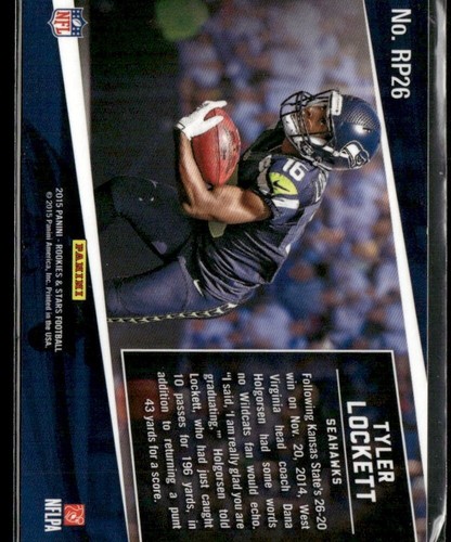 2015 Panini Rookies & Stars Progression Red /299 Tyler Lockett #RP26 RC - Picture 2 of 2