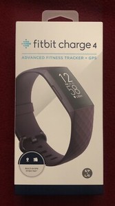 Fitbit Charge 4 Fitness Activity Tracker - Rosewood - Built-In GPS, Touchscreen