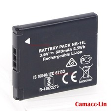 Original Battery Pack NB-11LH NB-11L 3.6v, 800mAh 2.9Wh