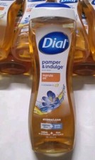 Jabón Corporal Dial Pamper & Indulge Aceite MARULA Vitamina E 16 FL OZ 473 ml Hidraclean