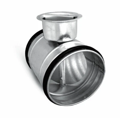 Valvola a farfalla con labbro in gomma guarnizione a labbro NW 200 mm tubo avvolgibile ventilazione