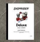 Deluxe mobility scooter manual plus extra info - Shoprider Roma