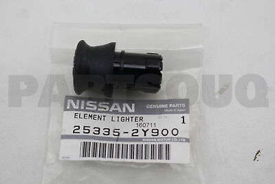 253352Y900 Genuine Nissan KNOB & HEATER ASSY-CIGARETTE 253352Y900 Genuine Nissan KNOB & HEATER ASSY-CIGARETTE