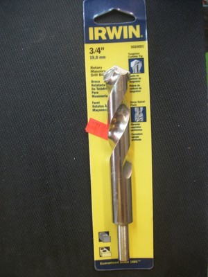 Irwin Tools 61170 Tungsten Carbide Masonry Drill Bit Set 5 Piece