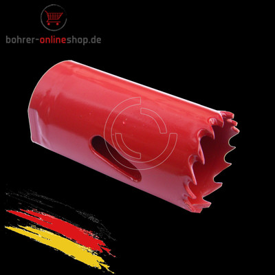HSS bi-metal hole saw with 1/2" thread Ø 22mm for sale online (4051435005234)