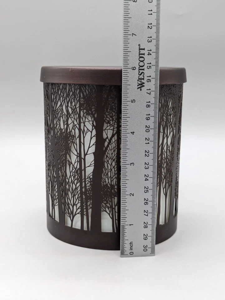 Yankee Candle Scenterpiece Twilight Silhouettes Trees Forest Wax Warmer Timer - Image 3 of 4