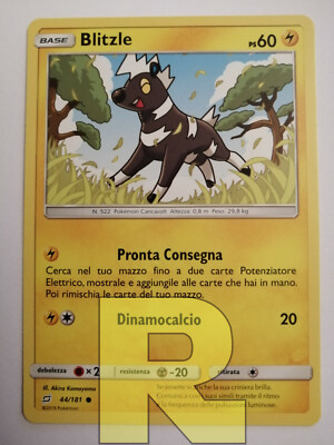 Blitzle   Team Game 44/181   Common   Pokemon   Italian