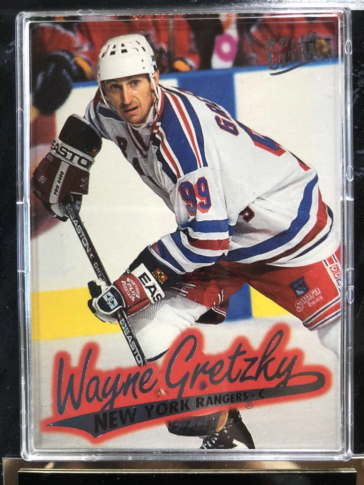 1996 Fleer Ultra Hockey “WAYNE GRETZKY” NY Rangers “RARE!” - Image 2 of 4