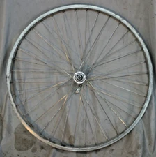 Front 26" MTB Wheel Joytech Hub Silver 100/24mm 36S AV QR Doublewall USA Shipper