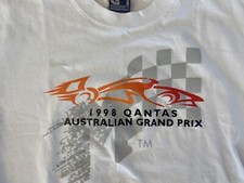 Goodsports F-1 Sportswear 1998 Qantas Australian Grand Prix T-Shirt Large