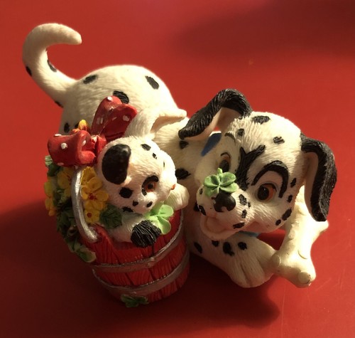 DISNEY 101 DALMATIONS 3” Dog FIGURINE Lucky I Spotted You For A Friend