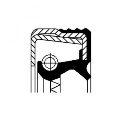 CORTECO Shaft Seal, wheel hub 12014422B