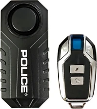 POLICE Bike Alarm with Remote Motorcycle Scooter Anti Theft Security System