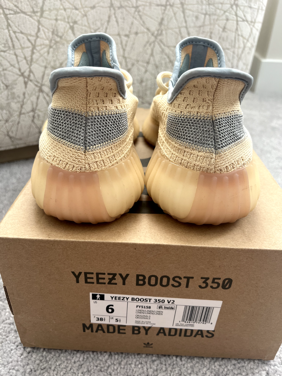Size 6 - adidas Yeezy Boost 350 V2 Linen Lightly Worn | eBay