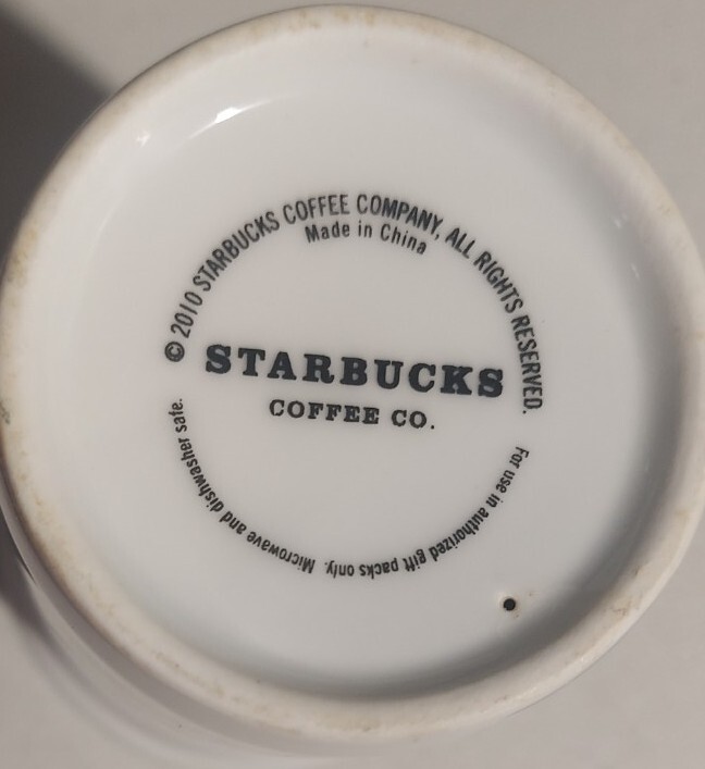Starbucks Kitchen | Starbucks Original Ceramic Travel Mug | Color: Green/White | Size: 12oz