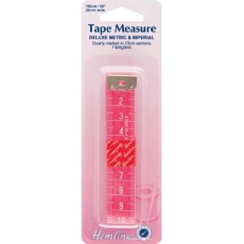 Hemline Deluxe Tape Measure: 150cm Hemline Deluxe Tape Measure: 150cm