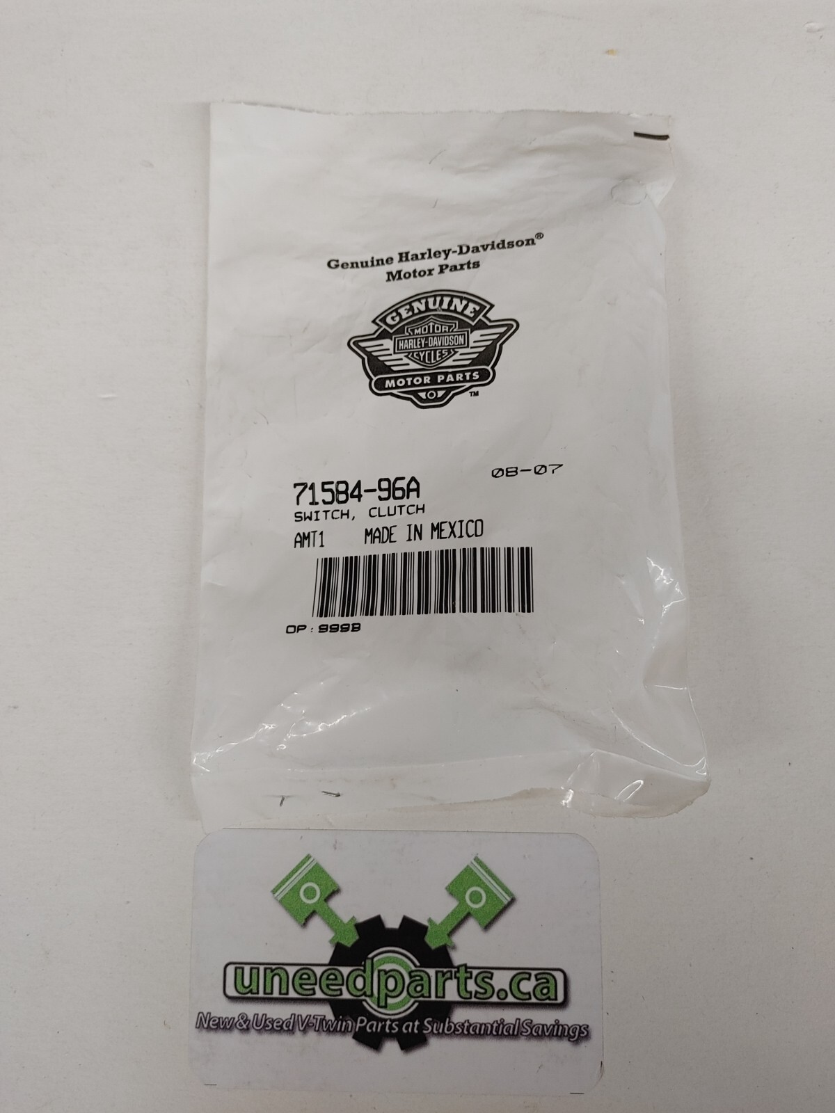 GENUINE HARLEY DAVIDSON CLUTCH SWITCH 7158496A eBay