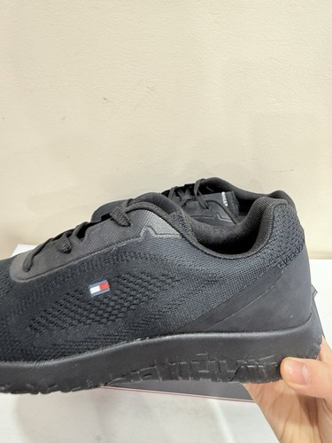 Tommy Hilfiger Light Techmesh Black Shoes Runners Mens Size US 8 (EUR41) ✅ - Picture 3 of 12
