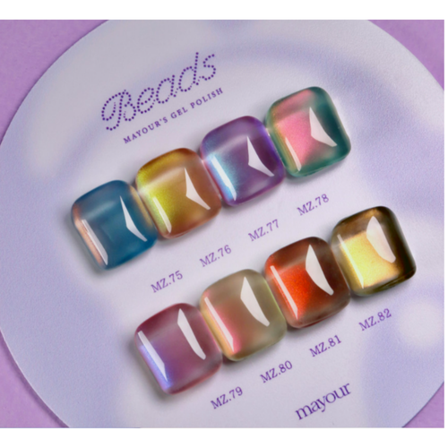 Mayour Beads Magnet Gel Nail Polish 10ml 8 Color Set K-Beauty - Bild 5 von 7