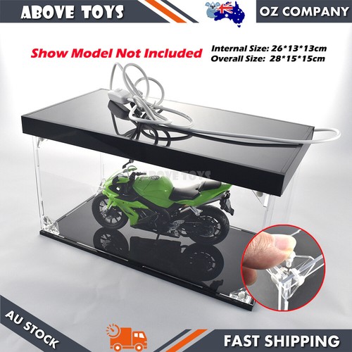 Acrylic Clear Display Case With Led Light For Figure Toy Car Statue Doll Model - Bild 1 von 4