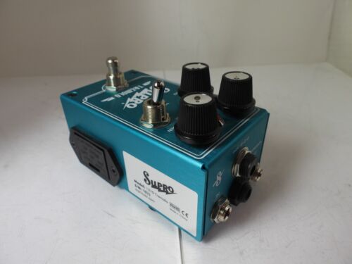 Supro 1310 Harmonic Tremolo Effects Pedal Free USA Shipping - Picture 3 of 4