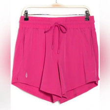 FREE PEOPLE Levitate Drawstring Waist Shorts  Pink  Medium  NWT  58