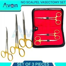 No Scalpel Vasectomy Set, Micro Mosquito Forceps, Ring Forceps, Iris Scissors